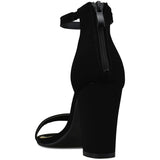 Premier Standard Women's Strappy Chunky Block High Heel - Formal, Wedding, Party Simple Classic Pump