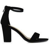 Premier Standard Women's Strappy Chunky Block High Heel - Formal, Wedding, Party Simple Classic Pump