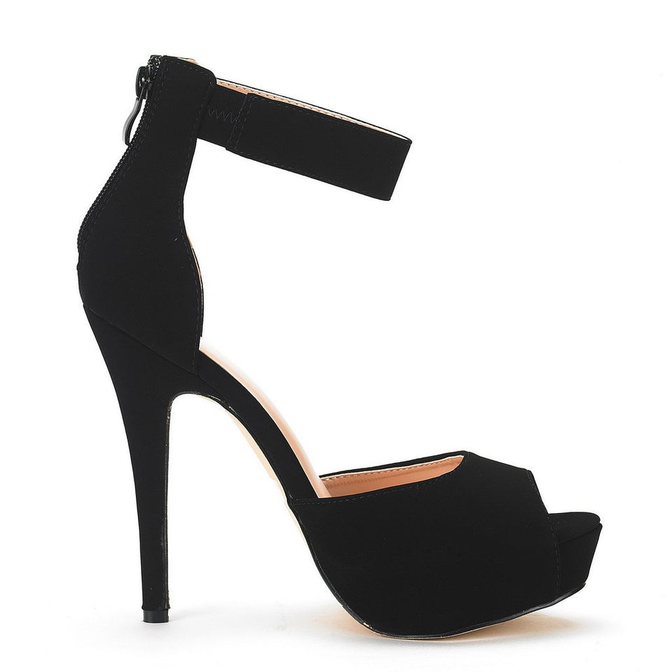 DREAM PAIRS Women's Swan High Heel Plaform Dress Pump Shoes