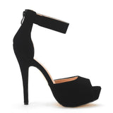 DREAM PAIRS Women's Swan High Heel Plaform Dress Pump Shoes