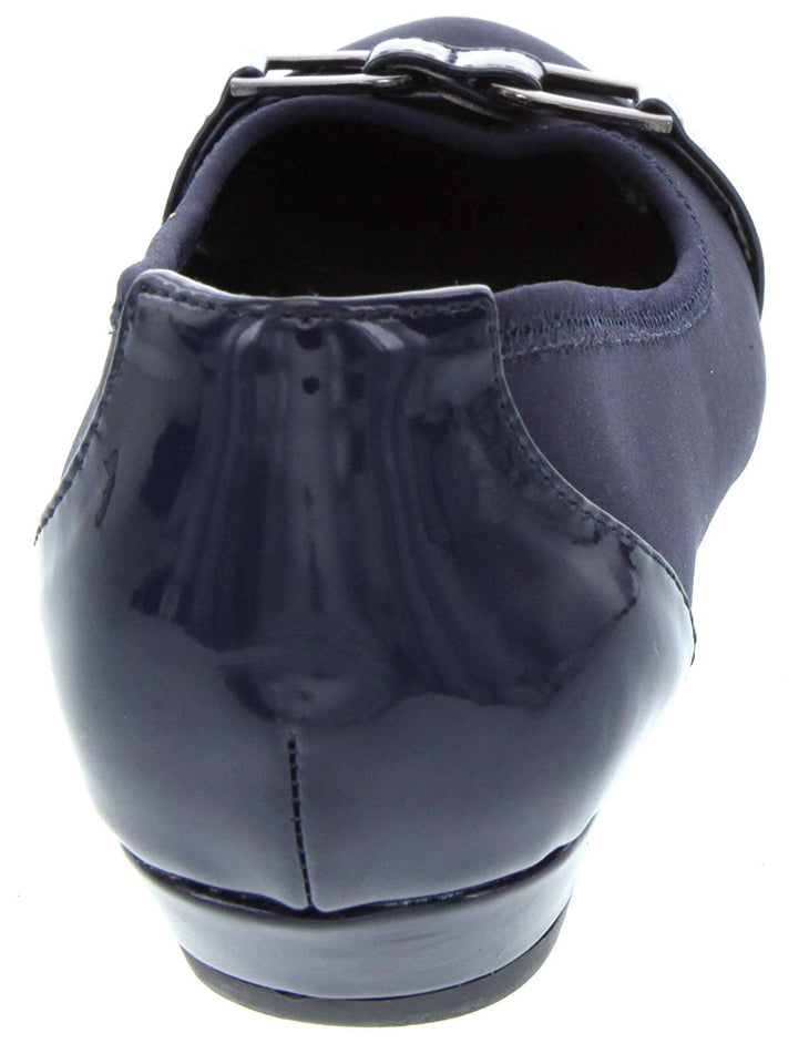 London Fog Womens Chelsea Demi-Wedge Dress Shoe