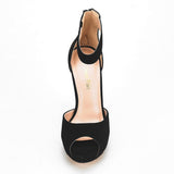 DREAM PAIRS Women's Swan High Heel Plaform Dress Pump Shoes