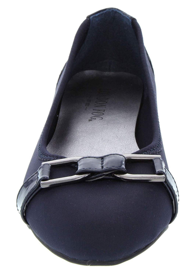 London Fog Womens Chelsea Demi-Wedge Dress Shoe