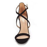 DREAM PAIRS Women's Dolce Fashion Stilettos Open Toe Pump Heel Sandals